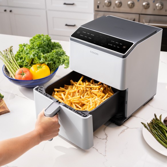 Cosori Dual Blaze Air Fryer (jasnoszary)