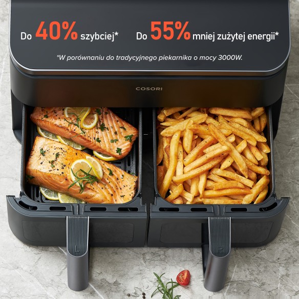 Cosori Dual Basket Air Fryer 8,5 litra
