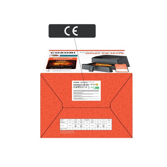 Cosori Dual Blaze Air Fryer (ciemnoszary)