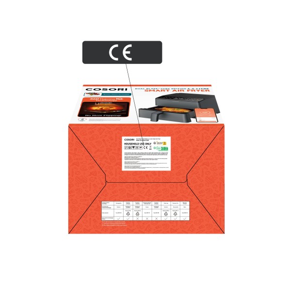 Cosori Dual Blaze Air Fryer (ciemnoszary)