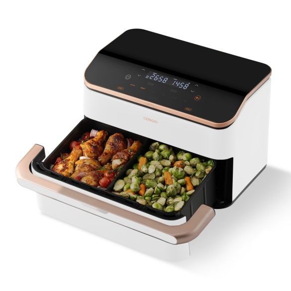 Cosori Dual Blaze TwinFry Air Fryer 10 litrów (biały)