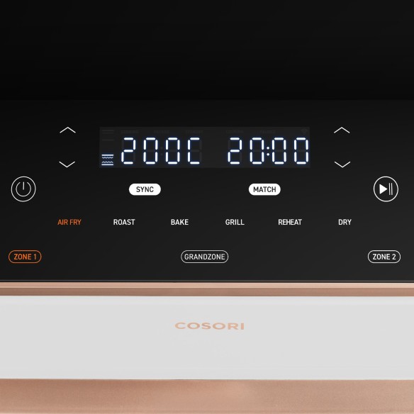 Cosori Dual Blaze TwinFry Air Fryer 10 litrów (biały)