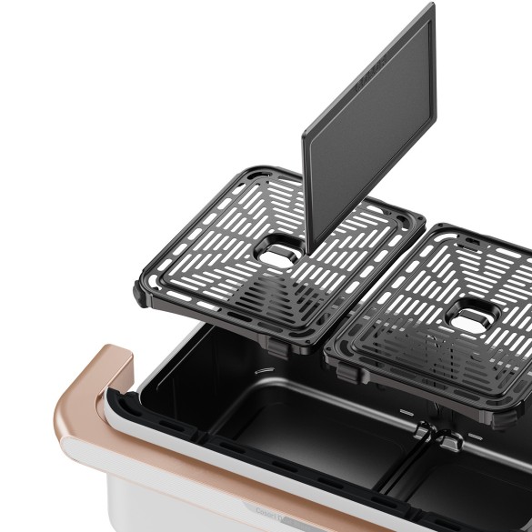 Cosori Dual Blaze TwinFry Air Fryer 10 litrów (biały)