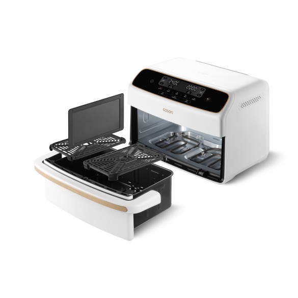 COSORI Dual Blaze TwinFry™ Compact 8.6-Liter Air Fryer (biały)