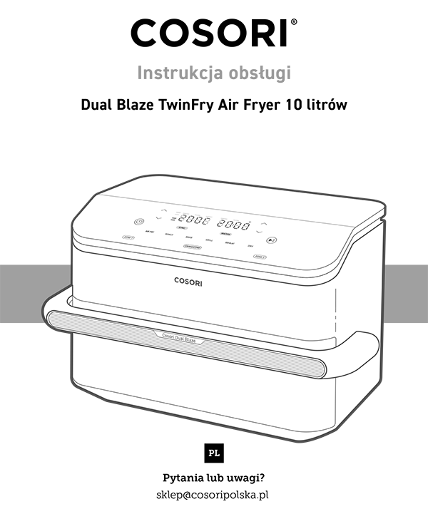 Roestvrijstalen spatbescherming, heteluchtfriteuse, accessoires, compatibel met Cosori Airfryer 8,5 l / Dual Blaze TwinFry 10L, fijnmazige vetspatbescherming voor Air fryer CAF-R901-AEU 8,5 l met