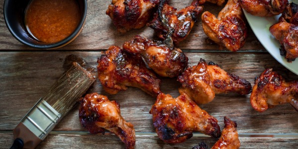 Mongolskie skrzydełka z kurczaka