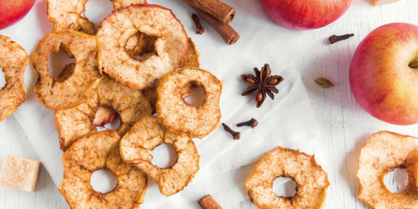 Pikantne chipsy jabłkowe