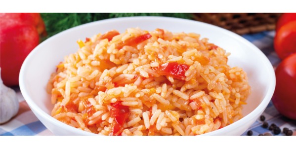Ryż z pomidorami i przyprawami