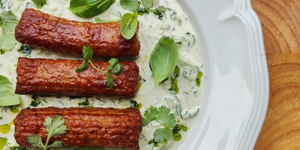 Wieprzowe kofty z sosem tzatziki