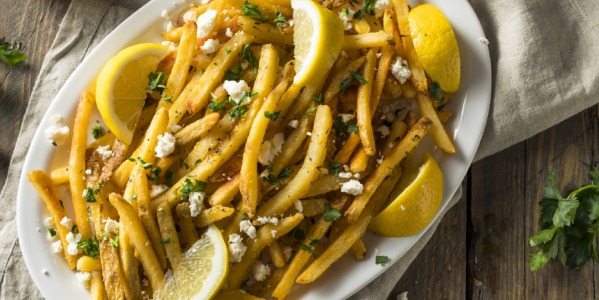 Greckie frytki z przyprawami