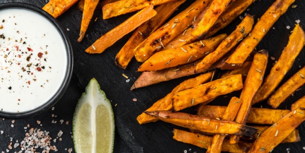 Chipsy ze słodkich ziemniaków