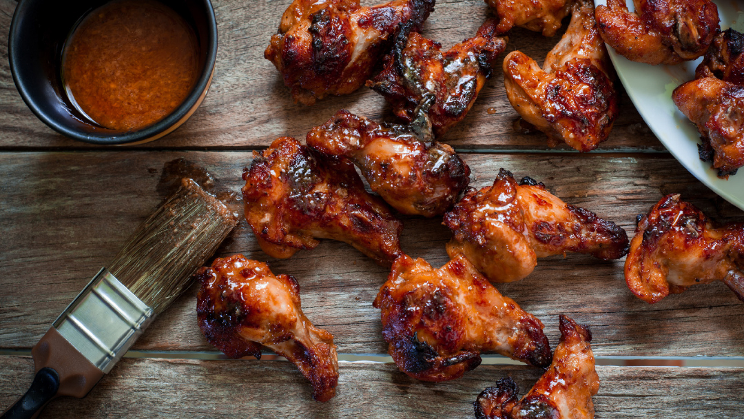 Mongolskie skrzydełka z kurczaka