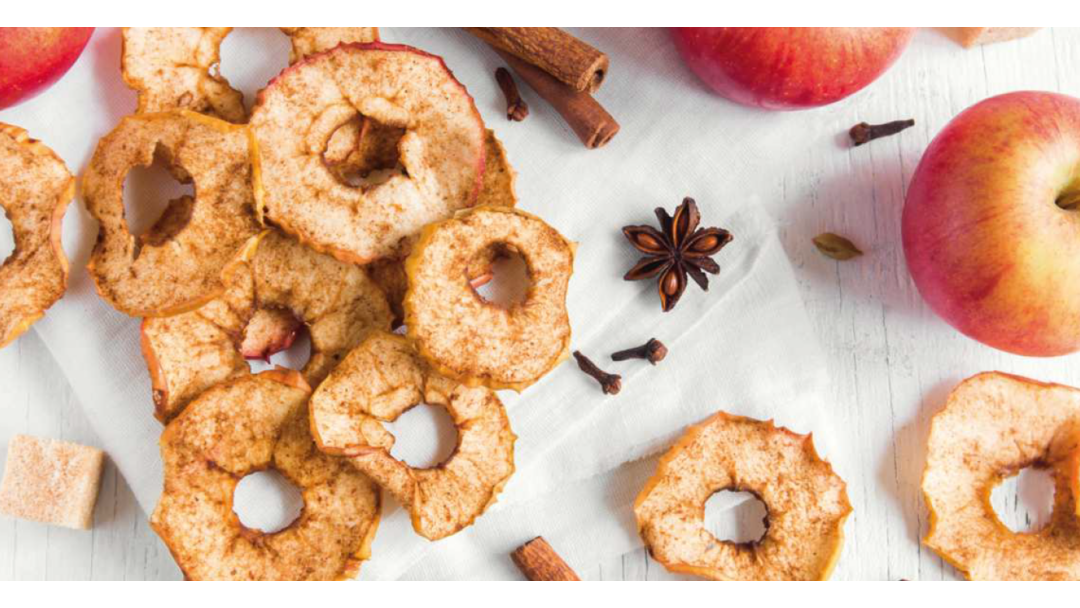 Pikantne chipsy jabłkowe