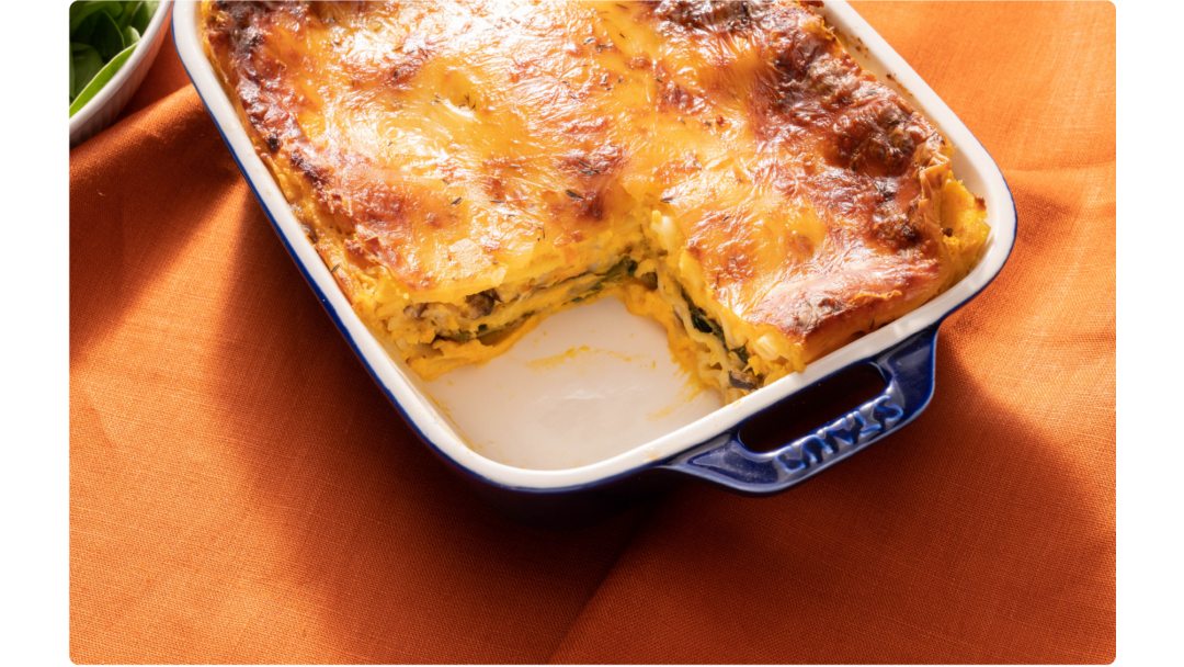 Lasagne z dynią