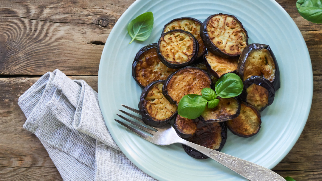 Smażony bakłażan