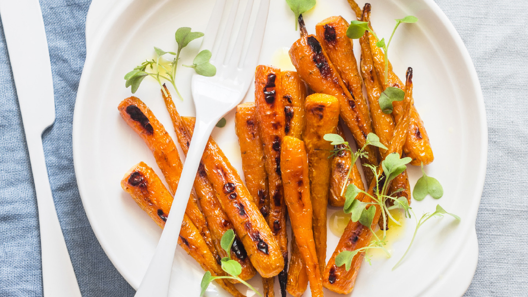 Marchew z miodem i soją